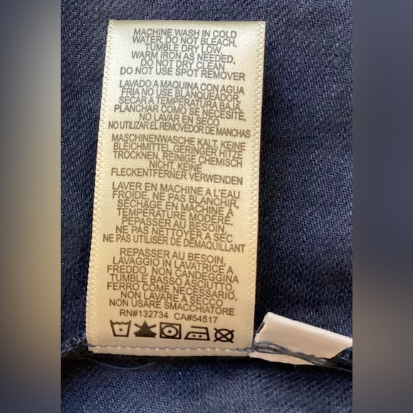 Cloth and Stone linen/cotton/rayon blue blazer. Med. - Picture 9 of 11